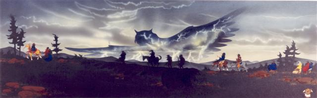 Between 1838 and 1839, about 18,000 Cherokees were forced to walk the Trail of Tears.  The Spirit of the Owl swept down from the Nightland taking the lives of over 4,000 weak, sick and frail; leaving behind the strong to rebuild the Cherokee Nation in the new lands of the West.